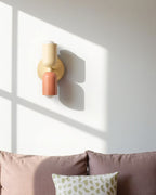 NoctéaGlow: Design Wall Light in Two-Tone Look with Integrated LED & Ambient Light – for Hallway & Living Area