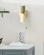 NoctéaGlow: Design Wall Light in Two-Tone Look with Integrated LED & Ambient Light – for Hallway & Living Area