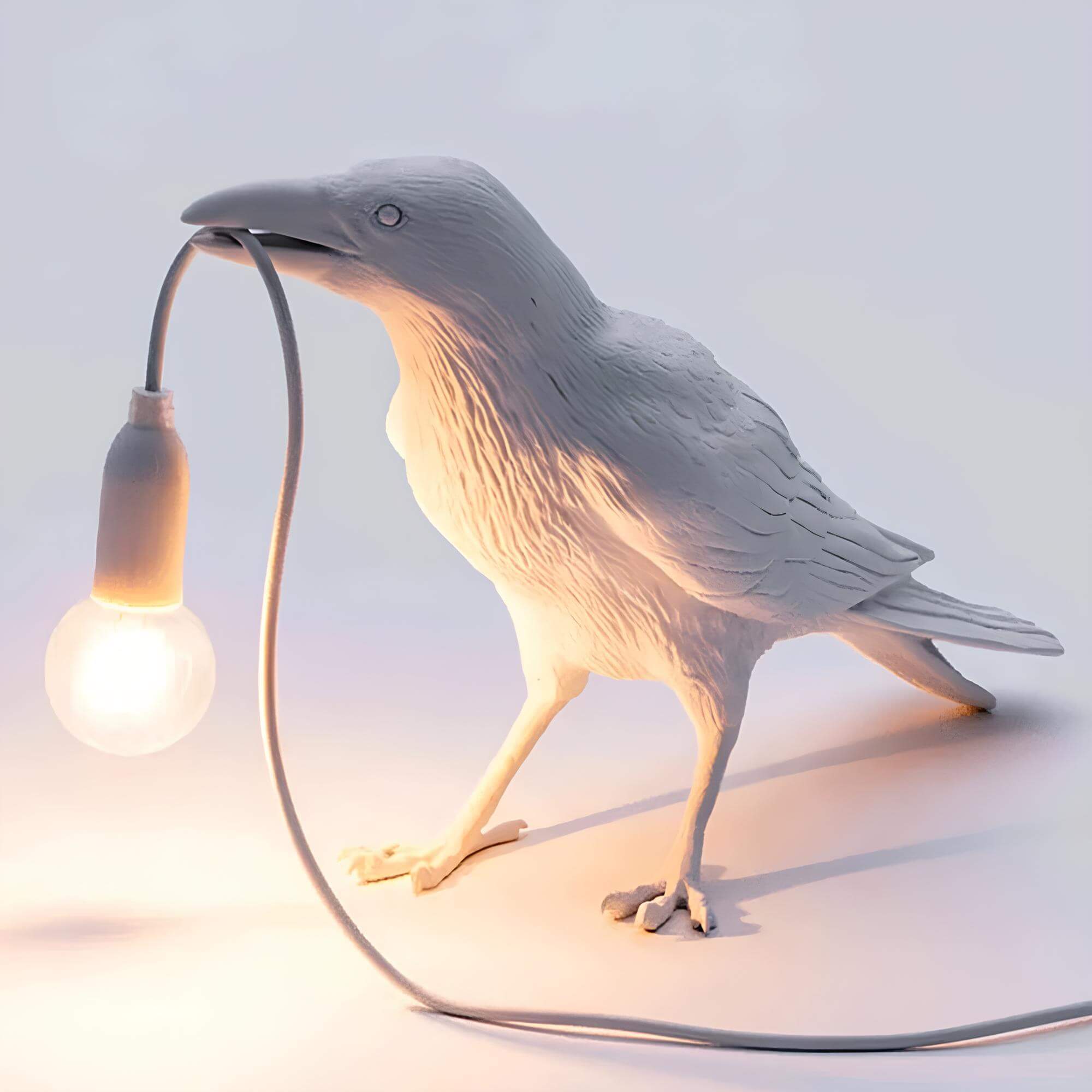 NoirAvi: Crow-Shaped LED Wall Lamp – Decorative Light Object for Living Room & Bedroom