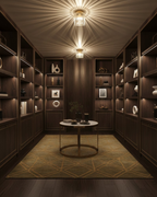 NoireLuxe: Modern ceiling light in black with faceted glass shade & warm white light – for dining room & hallway