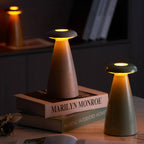 Nokava – Rechargeable Mushroom Table Lamp with Contemporary Design
