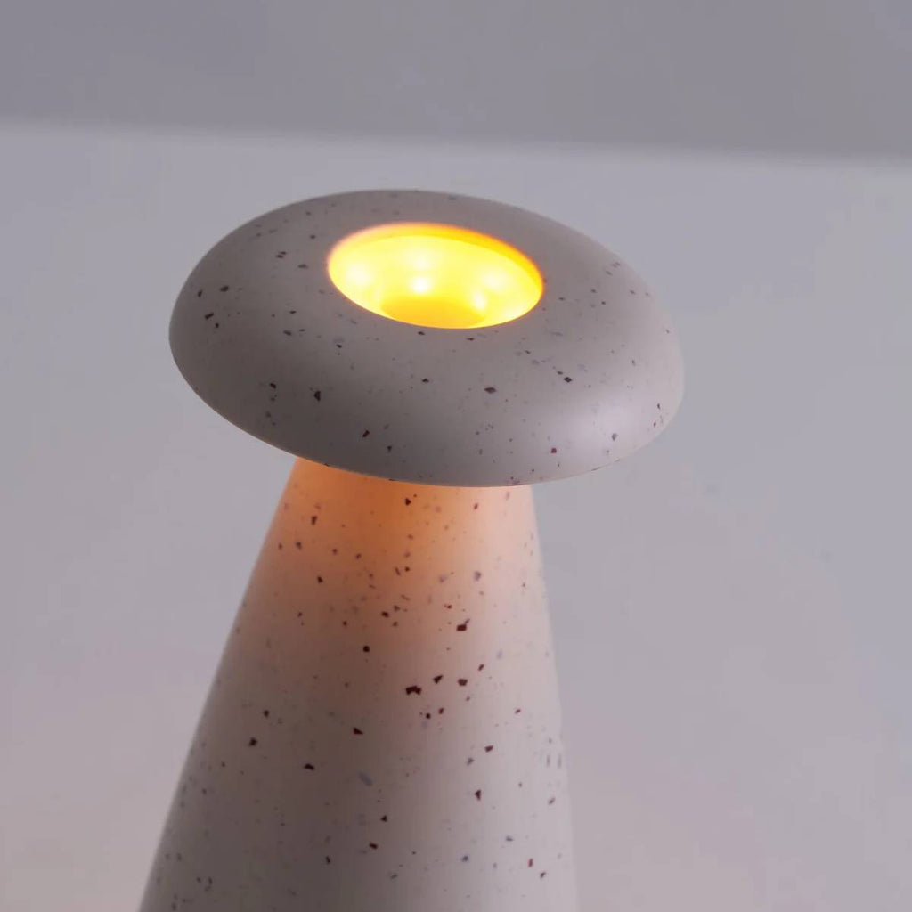 Nokava – Rechargeable Mushroom Table Lamp with Contemporary Design