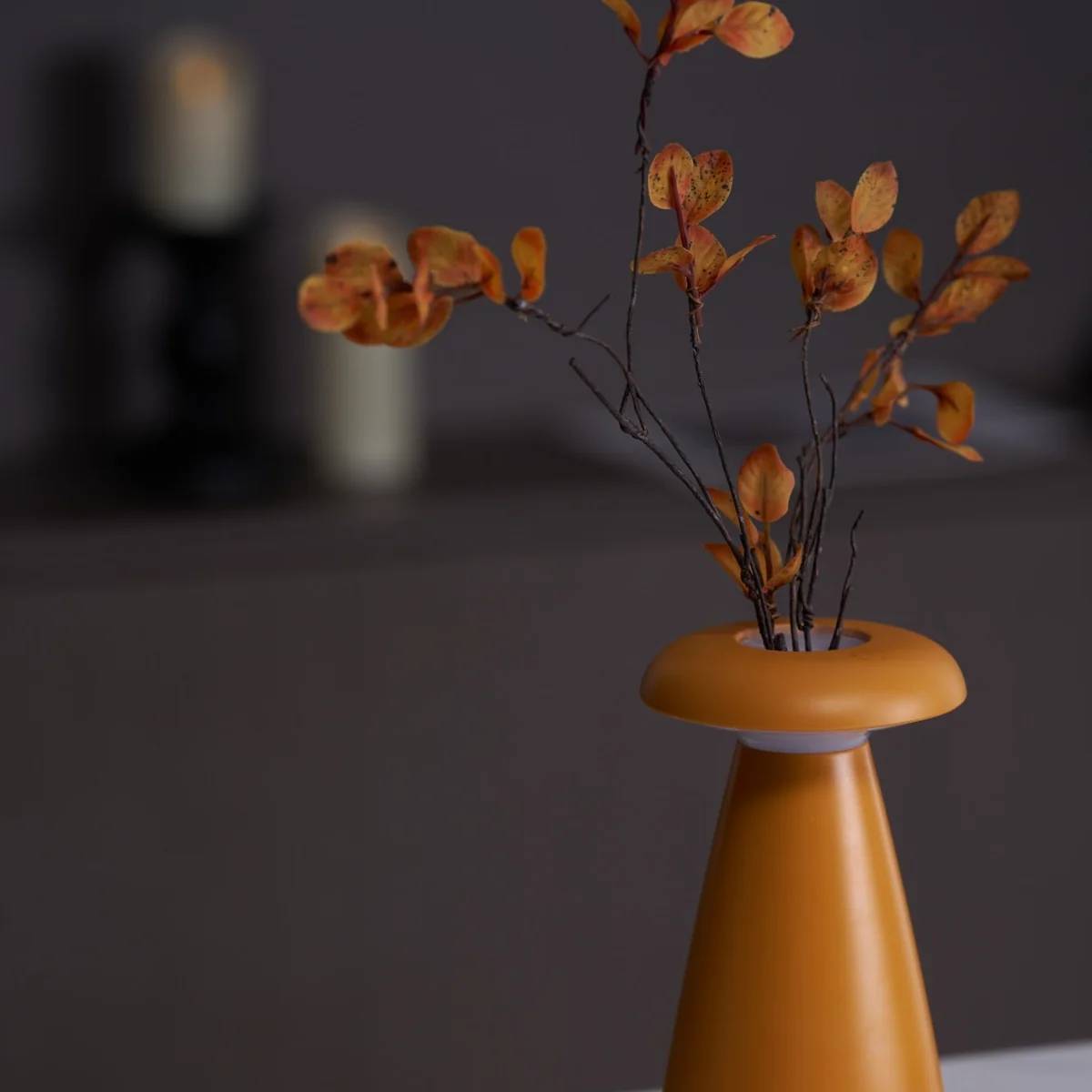 Nokava – Rechargeable Mushroom Table Lamp with Contemporary Design