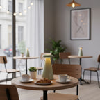 Noko Cordless Ceramic Mushroom Table Lamp