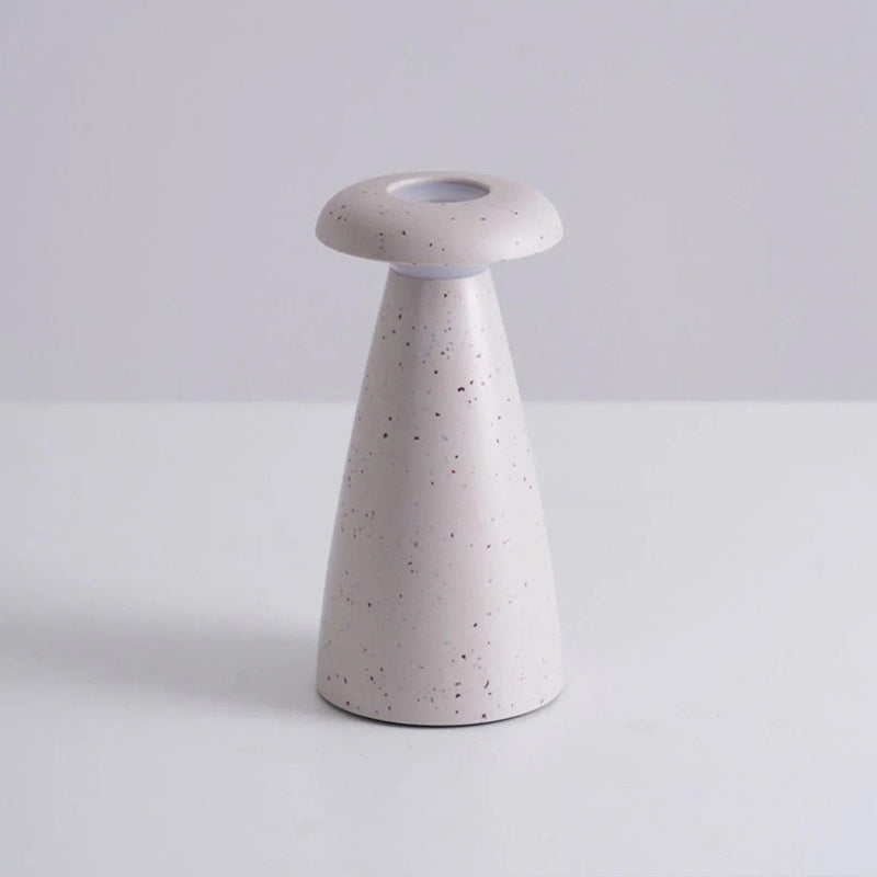 Noko Cordless Ceramic Mushroom Table Lamp