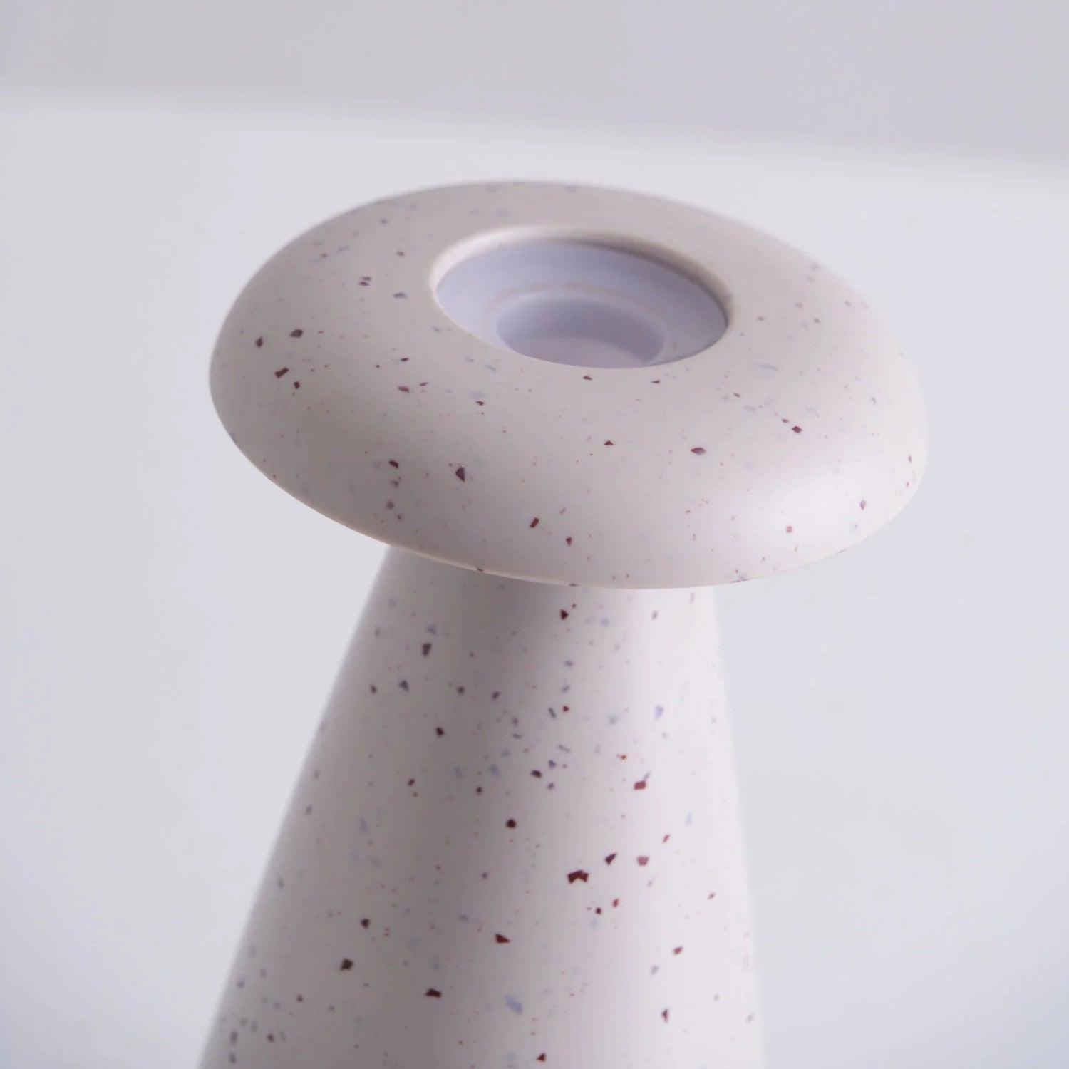 Noko Cordless Ceramic Mushroom Table Lamp