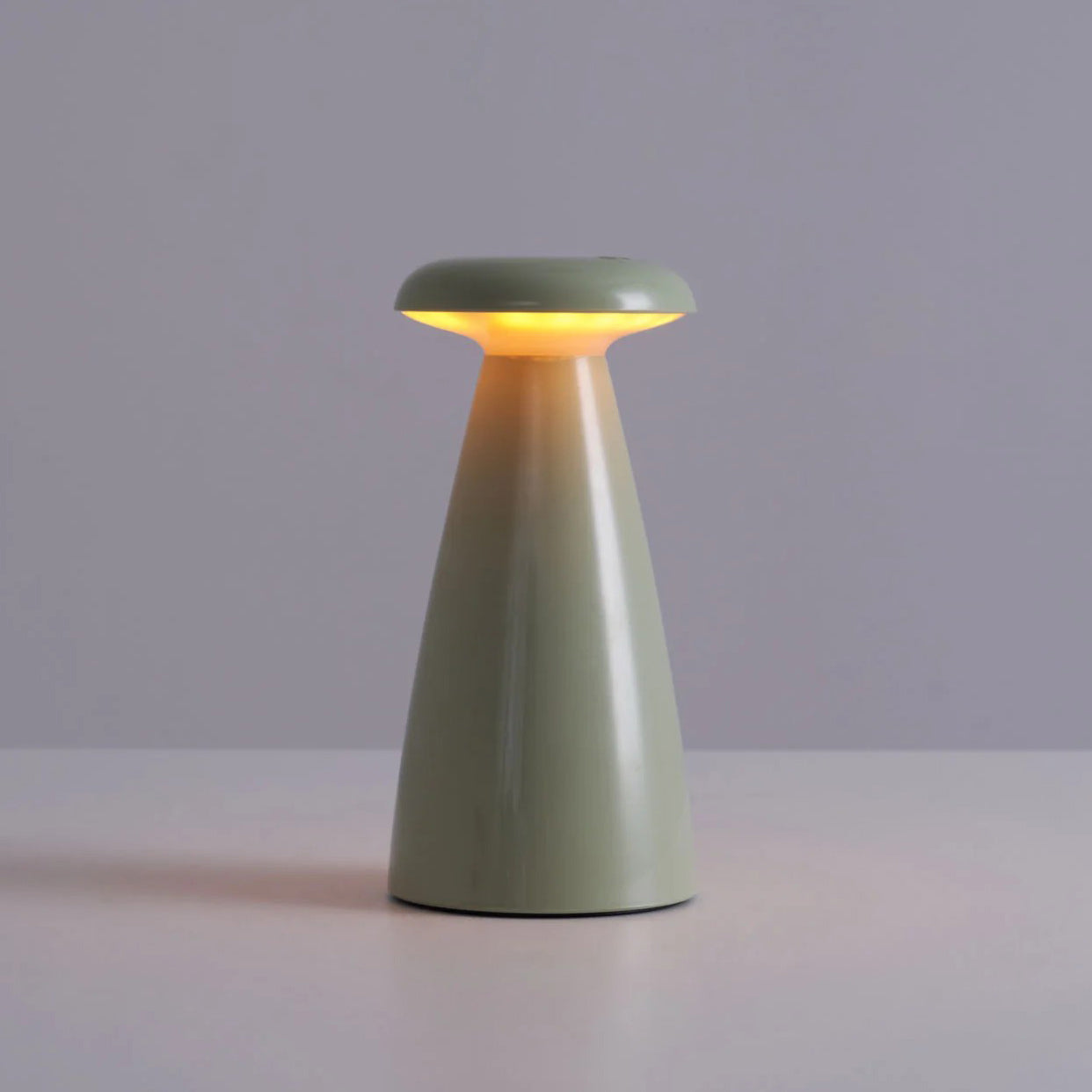 Noko Cordless Ceramic Mushroom Table Lamp