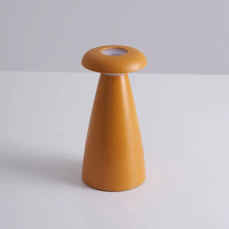 Noko Cordless Ceramic Mushroom Table Lamp