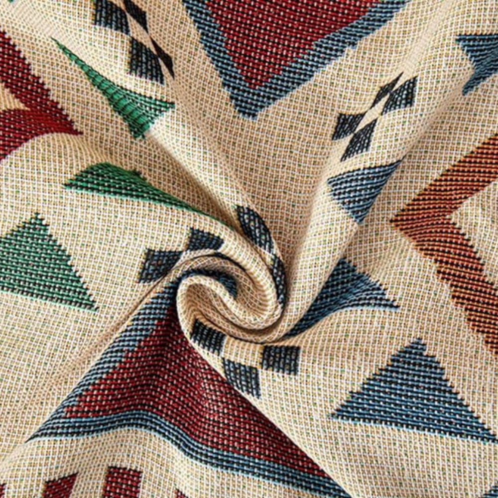 Nomad Fabric: Sofa Cover Made of High-Quality Chenille with Artistic Pattern & Cozy Comfort – for Couch & Lounge