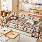 Nomad Fabric: Sofa Cover Made of High-Quality Chenille with Artistic Pattern & Cozy Comfort – for Couch & Lounge