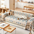 Nomad Fabric: Sofa Cover Made of High-Quality Chenille with Artistic Pattern & Cozy Comfort – for Couch & Lounge