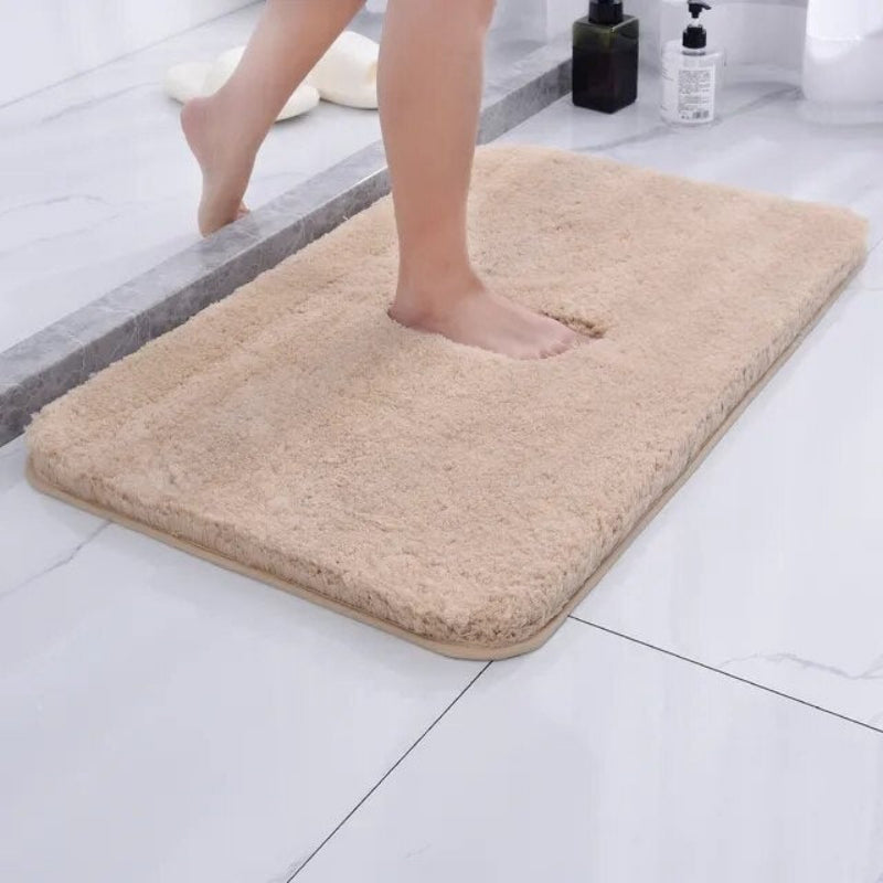 Bath Mat Microfiber Non Slip Machine Washable Bathroom Rug