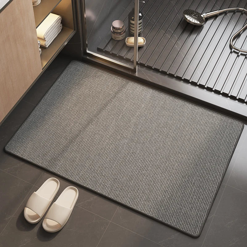 Bath Mat Microfiber Non Slip Rubber Backing Washable