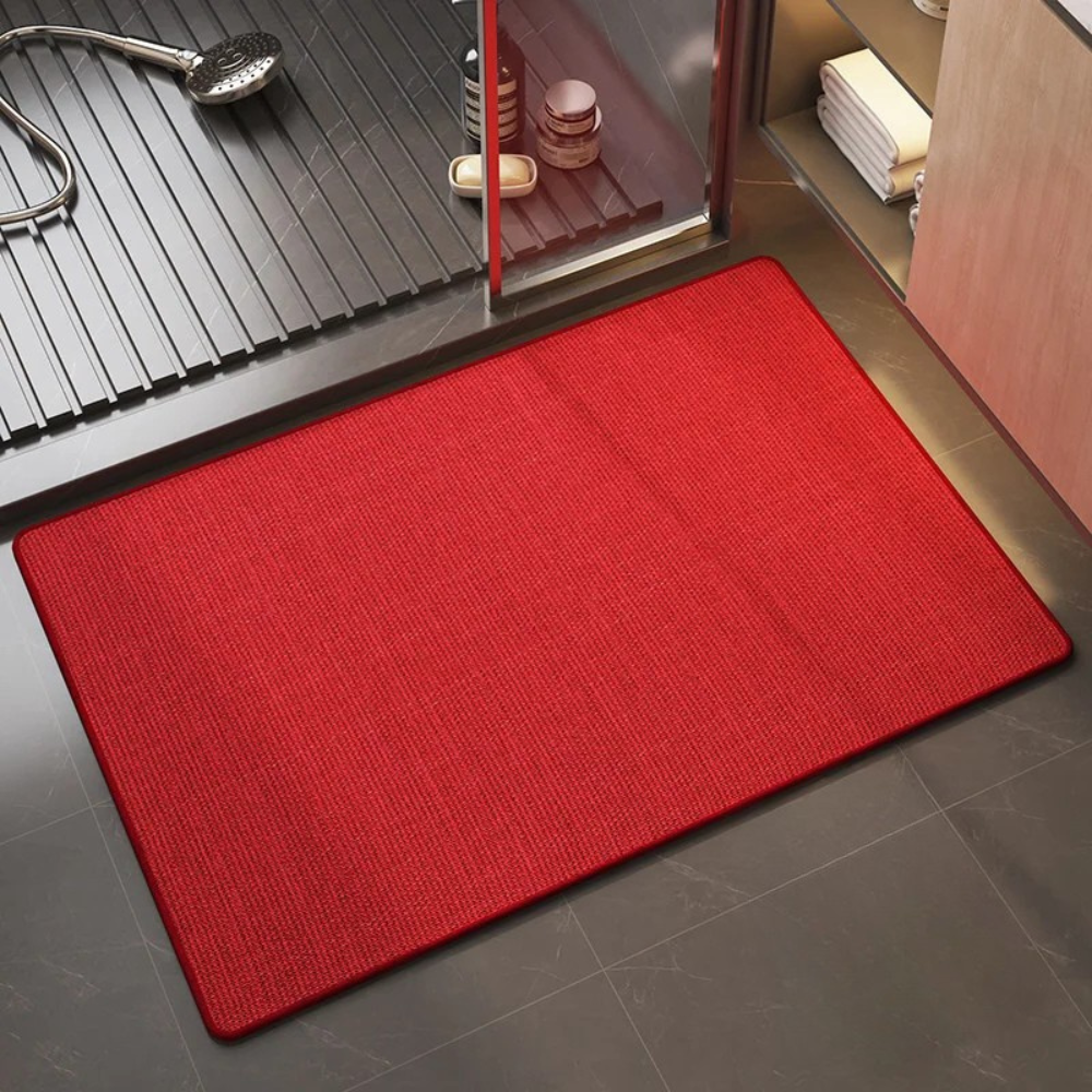 Bath Mat Microfiber Non Slip Rubber Backing Washable