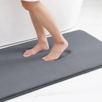 Bath Mat Microfiber Memory Foam PVC Non Slip Multiple Sizes