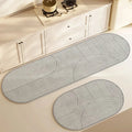 Rug Faux Velveteen Rubber Non Slip Washable Multiple Sizes