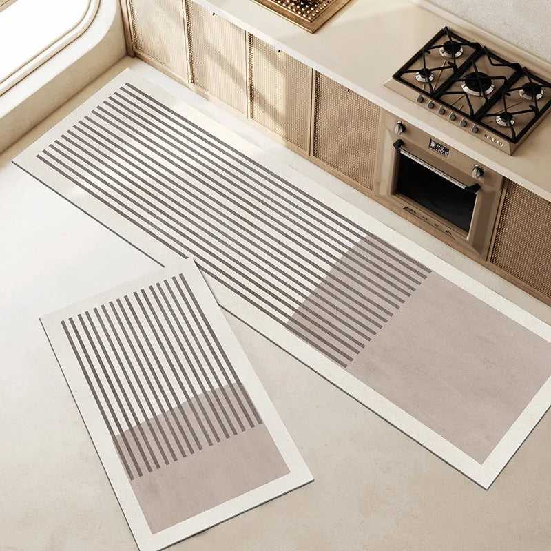 Rug Faux Velveteen Rubber Non Slip Washable Multiple Sizes