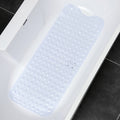 Bath Mat PVC Non Slip Suction Cup Machine Washable, Enhanced Safety