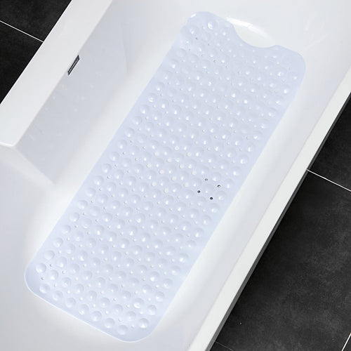 Bath Mat PVC Non Slip Suction Cup Machine Washable, Enhanced Safety