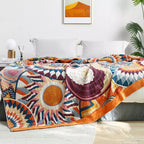 NordCotton: Breathable Cotton Throw Blanket – Soft Blanket for Living Room & Bedroom