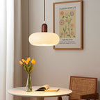 NordCream: LED Pendant Light Cream – Scandinavian Design & Light