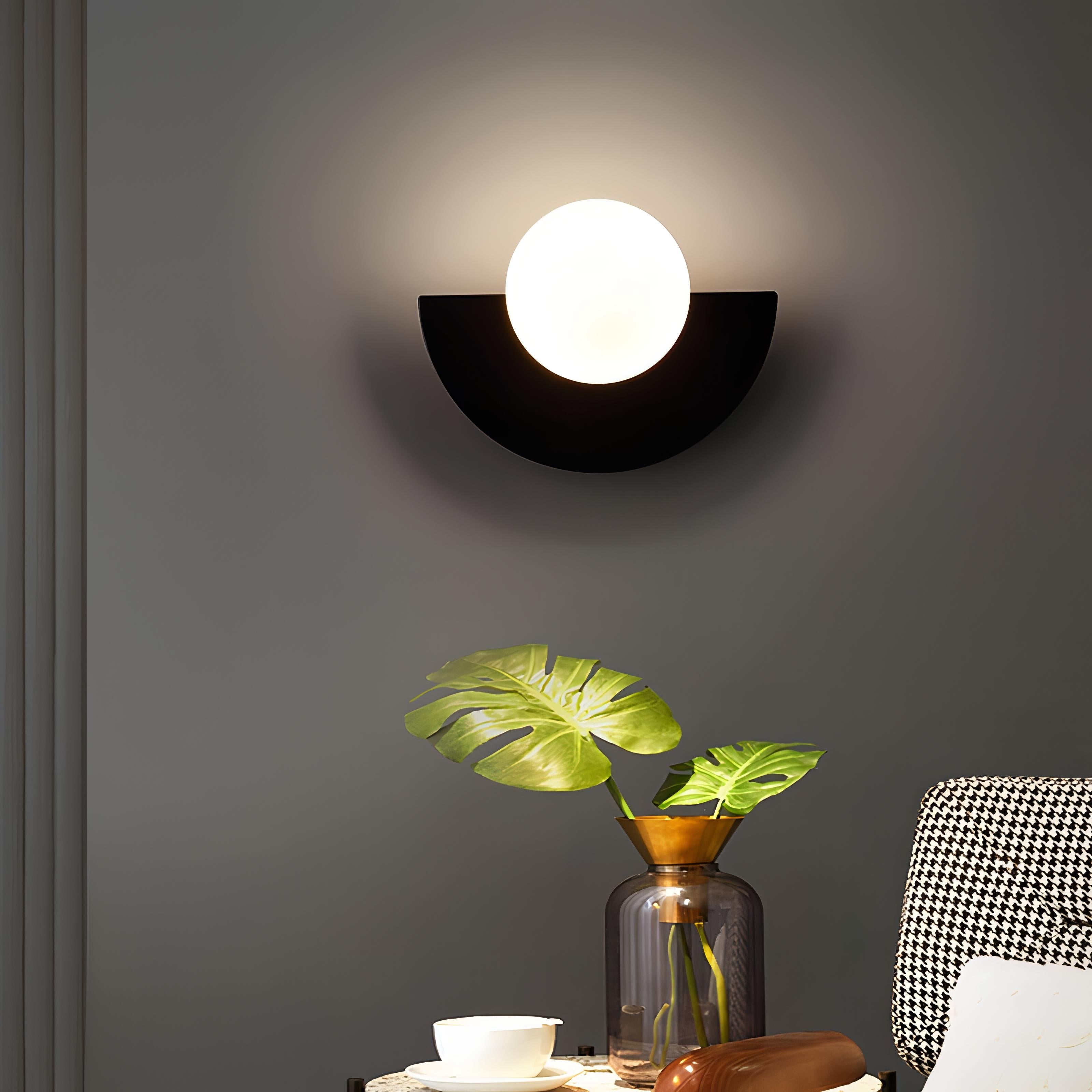 NordEver: LED Wall Light Half Circle – Modern Wall Light & Design