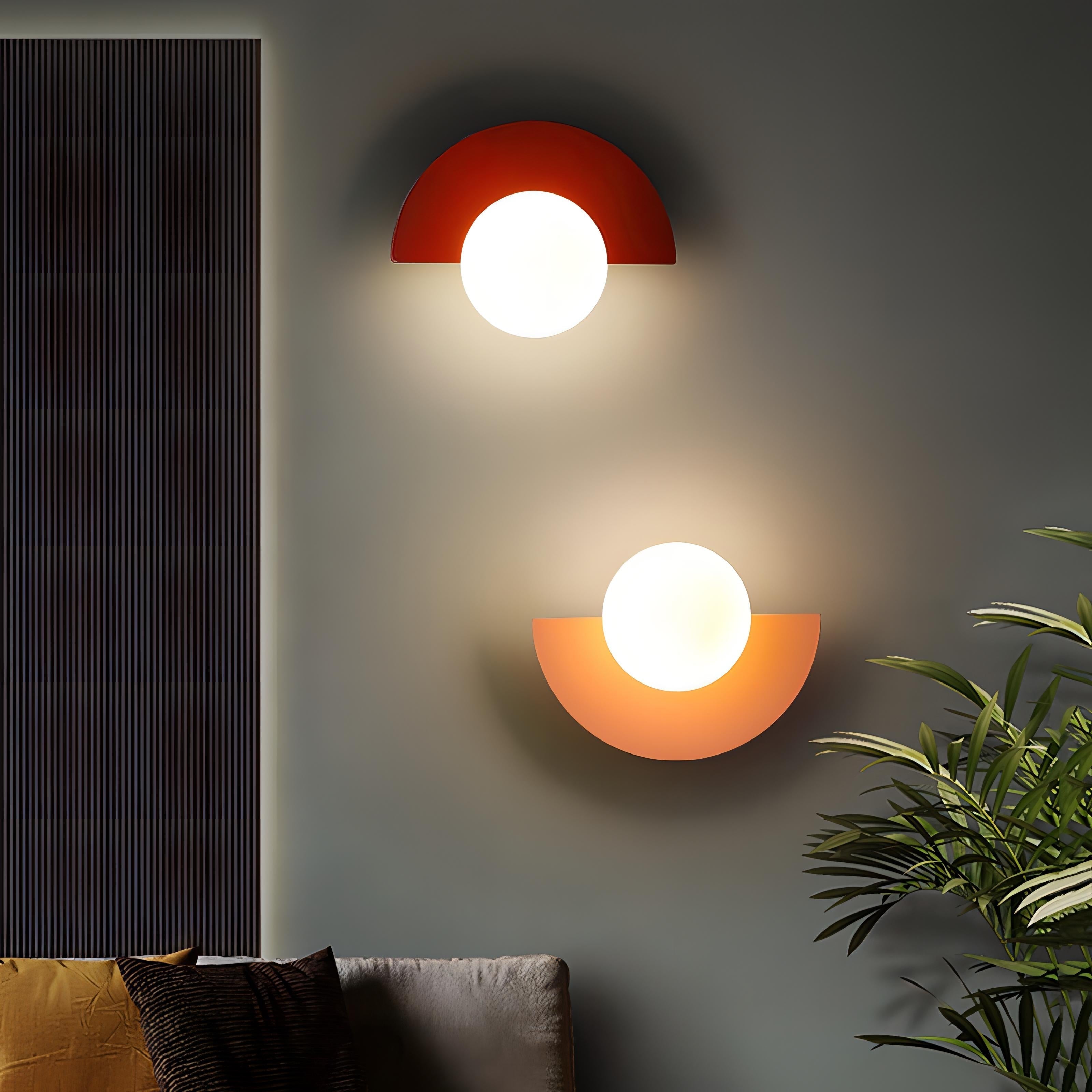 NordEver: LED Wall Light Half Circle – Modern Wall Light & Design