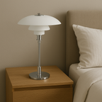 NordLicht: Scandinavian Designer Table Lamp – Modern LED Lamp for Living Room & Office