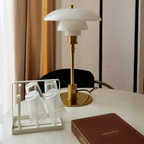 NordLicht: Scandinavian Designer Table Lamp – Modern LED Lamp for Living Room & Office