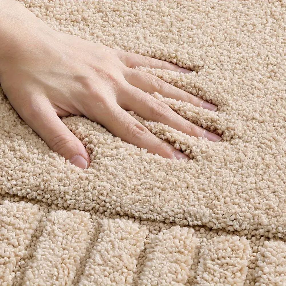 NordLinen: Non-Slip Bath Mat in Stripe Design – Soft, Absorbent & Washable