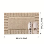 NordLinen: Non-Slip Bath Mat in Stripe Design – Soft, Absorbent & Washable