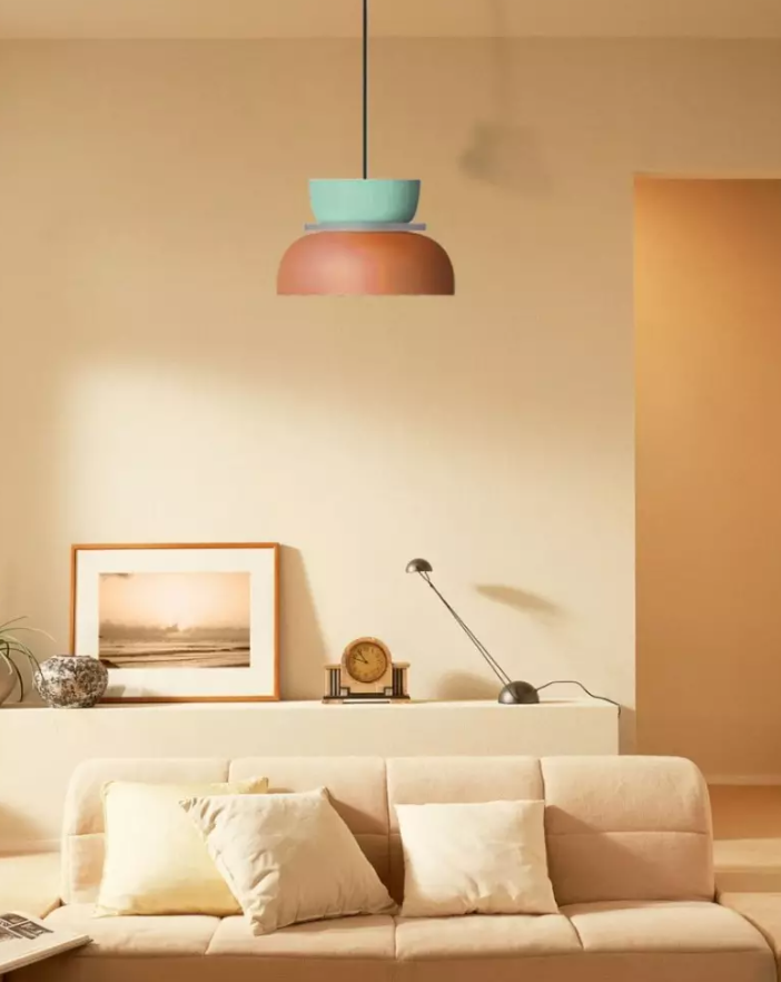 NordLuna: Modern Pastel Pendant Light – Scandinavian Design for Living & Dining Rooms
