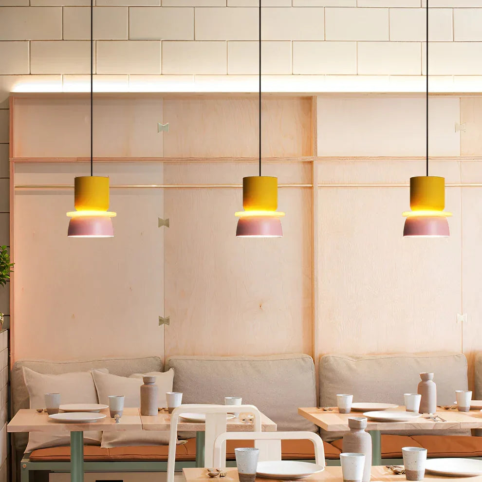 NordLuna: Modern Pastel Pendant Light – Scandinavian Design for Living & Dining Rooms
