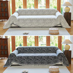 NordWeave: Reversible Sofa Throw in Boho Style – Scandinavian Sofa Cover Made of Cotton & Microfiber