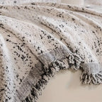 NordWeave: Reversible Sofa Throw in Boho Style – Scandinavian Sofa Cover Made of Cotton & Microfiber