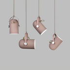 NordWink: Nordic Aluminum Pendant Light with Angle Drop Shape – for Living Room & Café