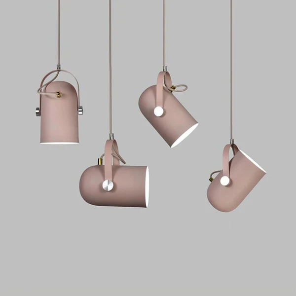 NordWink: Nordic Aluminum Pendant Light with Angle Drop Shape – for Living Room & Café