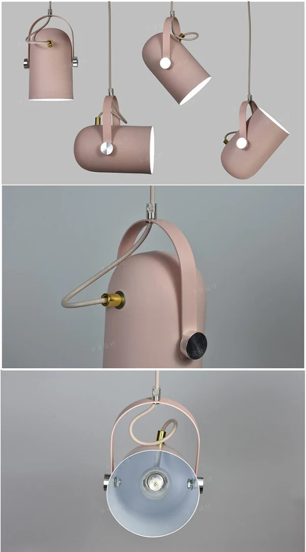NordWink: Nordic Aluminum Pendant Light with Angle Drop Shape – for Living Room & Café