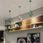 NordWink: Nordic Aluminum Pendant Light with Angle Drop Shape – for Living Room & Café