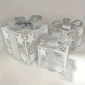 NordiGlow: 3-Piece LED Gift Boxes – Illuminating Christmas Decor for Indoor & Outdoor