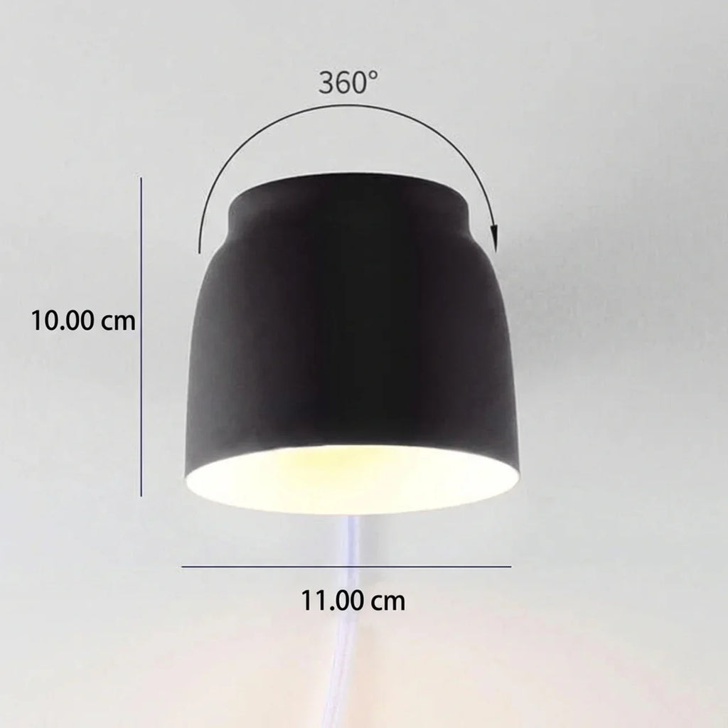 Nordic Barrel Cylinder LED Wall Sconce Lamp 1-Light