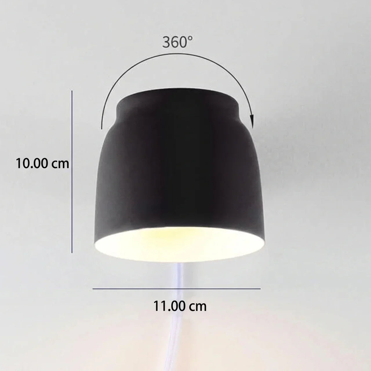 Nordic Barrel Cylinder LED Wall Sconce Lamp 1-Light