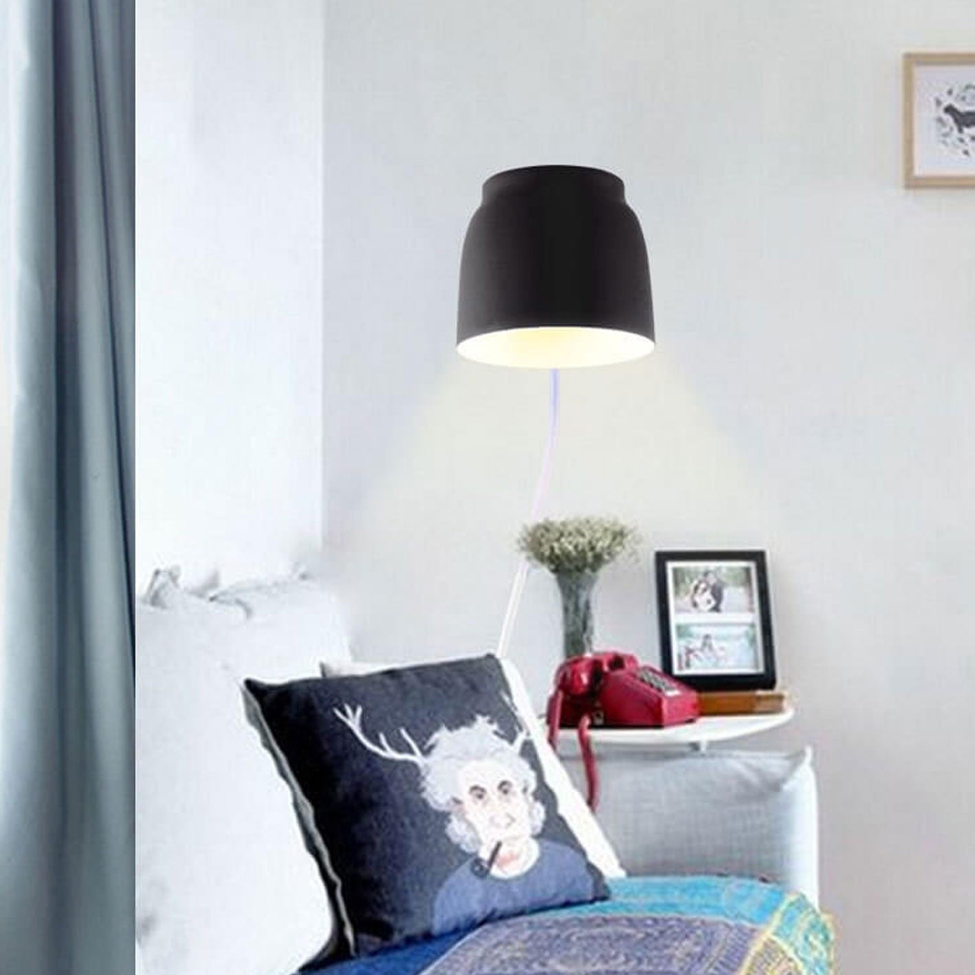 Nordic Barrel Cylinder LED Wall Sconce Lamp 1-Light