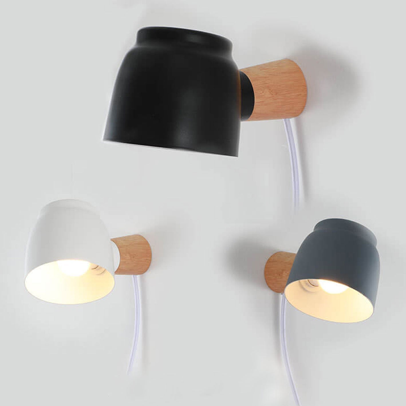 Nordic Barrel Cylinder LED Wall Sconce Lamp 1-Light