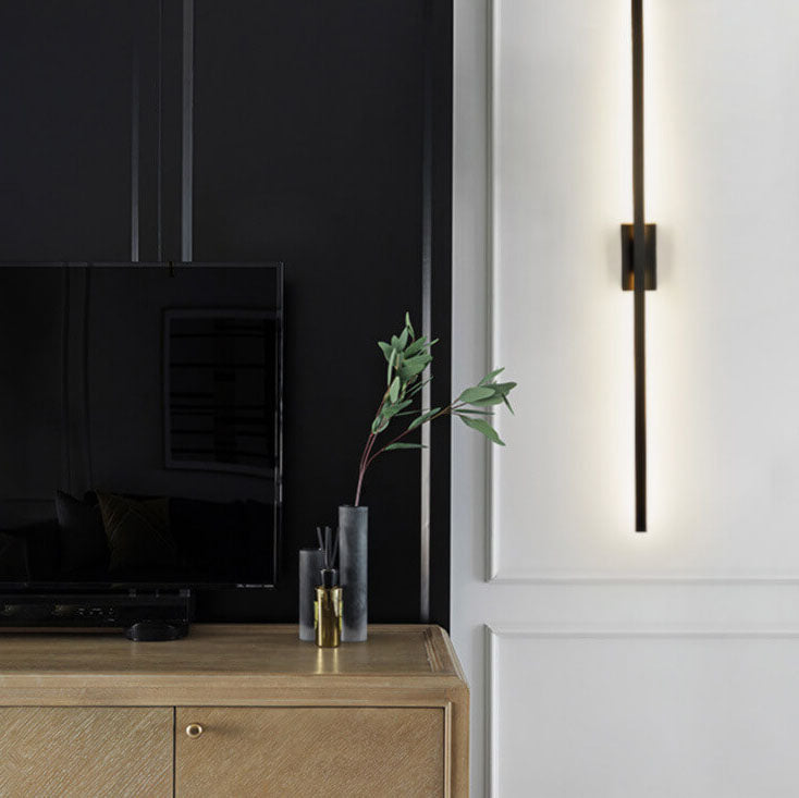 Nordic Minimalist Linear LED Wall Sconce Lamp 1-Light