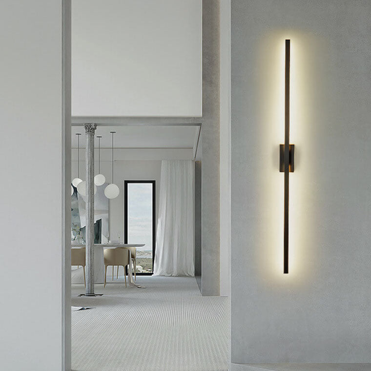 Nordic Minimalist Linear LED Wall Sconce Lamp 1-Light