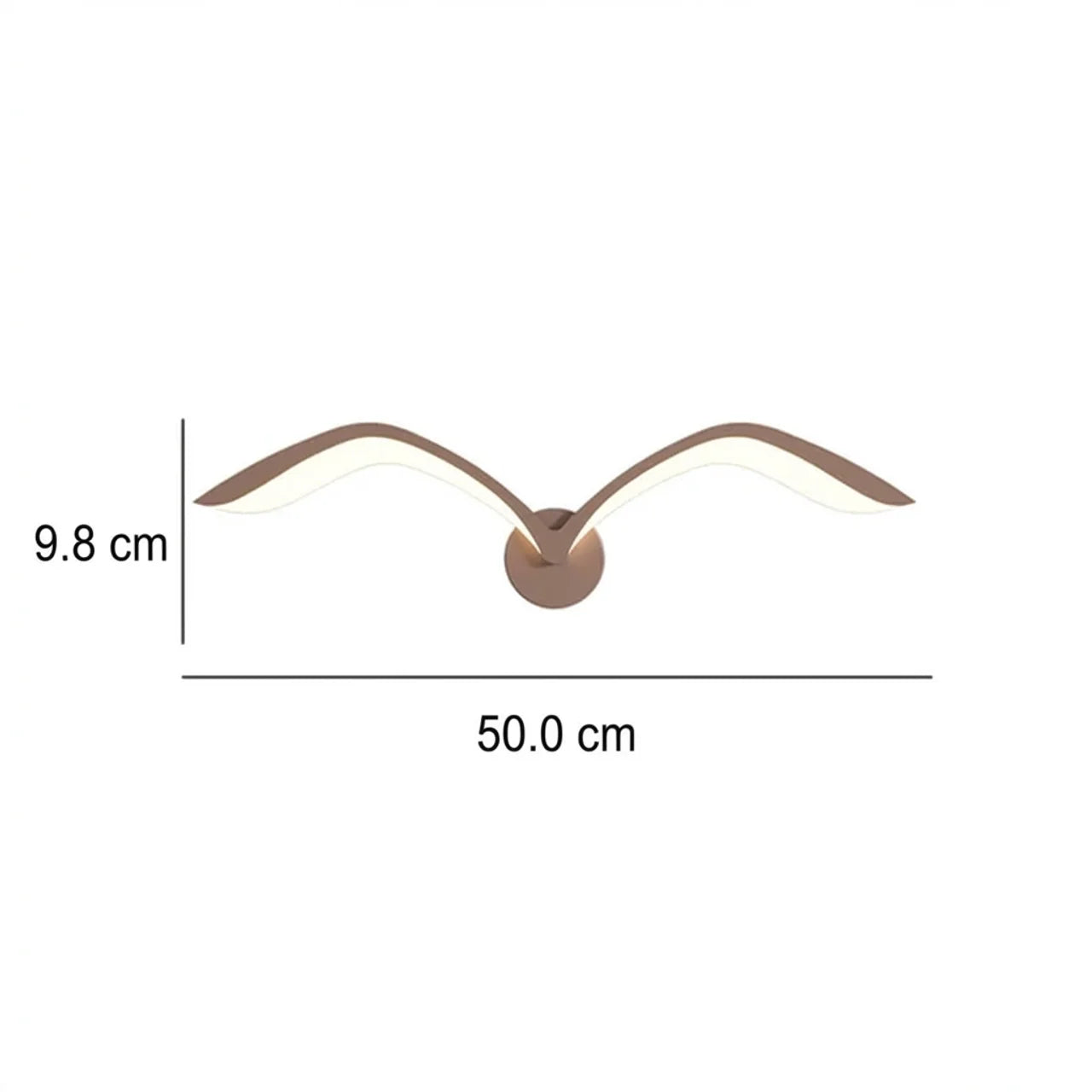 Nordic Minimalist Seagull 1-Light LED Wall Sconce Lamp
