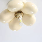 Thalora - Scandinavian Flower Glass Ceiling Lamp