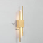 NordicGlanz: Black LED Wall Light Modern – Luxurious Design with Gold for Living & Dining Rooms