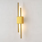 NordicGlanz: Black LED Wall Light Modern – Luxurious Design with Gold for Living & Dining Rooms